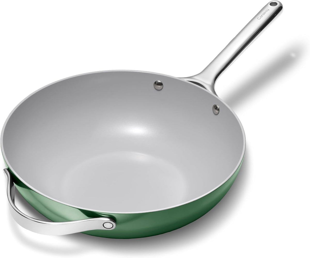 caraway-12-non-stick-ceramic-coated-stir-fry-pan-wok-inspired-pan-free-from-forever-chemicals-high-sloped-walls-stainless-steel-handles-sage