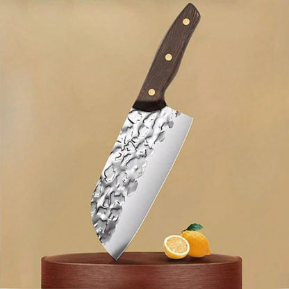 Meat Cleaver Knife, 7 Inch Stainless Steel Meat Cleaver Sharp Chef'S Knife Lightweight Fish Filleting Knife with Ergonomic Comfort Handle1