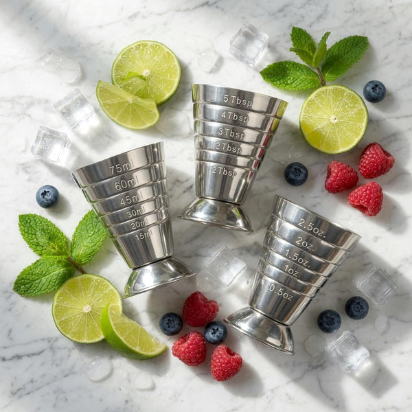 2.5Oz Measuring Cup, Stainless Steel Cocktail Jigger for Bartender8