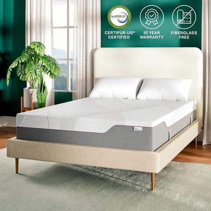 Marley 12 Inch Green Tea Gel Memory Foam Mattress, Full Size, Bed in a Box, Medium Firm Feel7