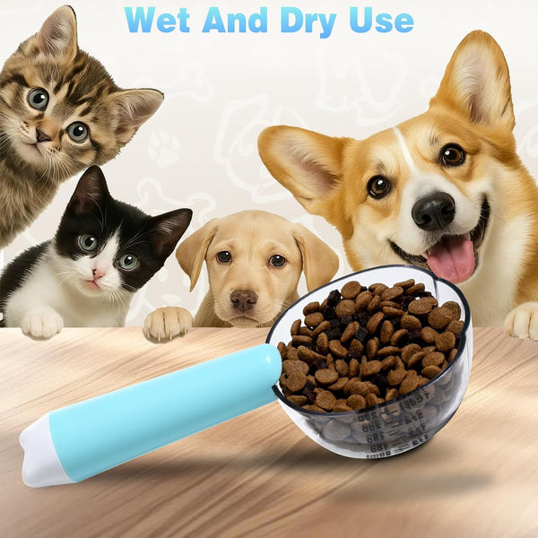 Dog & Cat Food Scoop, 1-Cup Measuring Cup with Detachable Spoon8