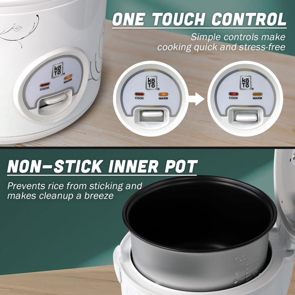 rice-cooker-warmer-5-cups-with-food-steamer-non-stick-inner-pot-flower-pattern