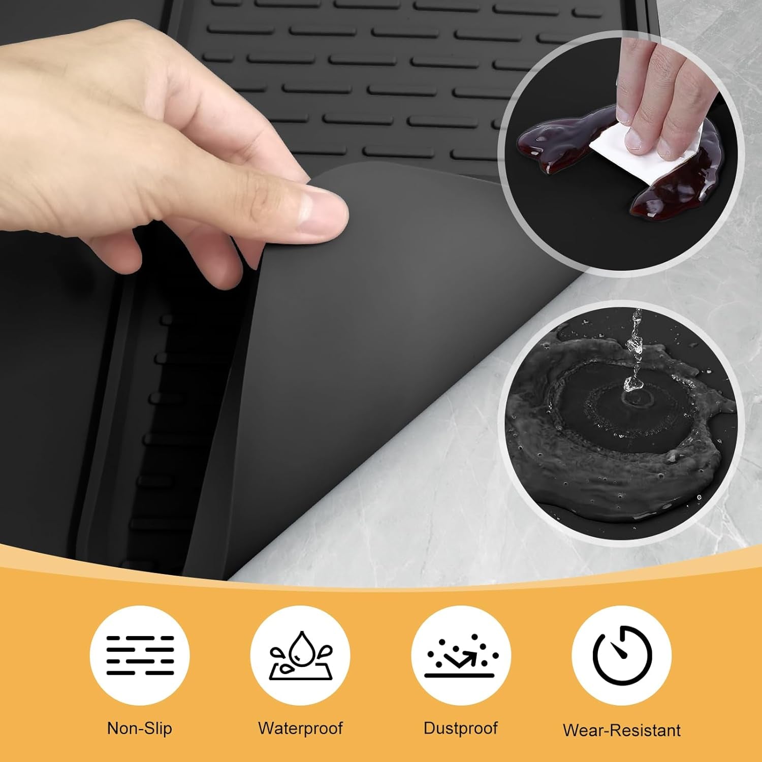 silicone-coffee-mat-24x16-bar-mat-with-detachable-dish-drying-mat-fits-under-coffee-maker-dish-rack