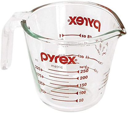 Prepware 1-Cup Glass Measuring Cup, Clear, 11184431