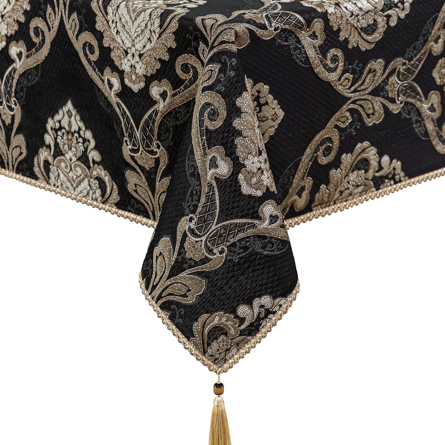 black-rectangle-tablecloth-jacquard-fabric-60-x-104-inches
