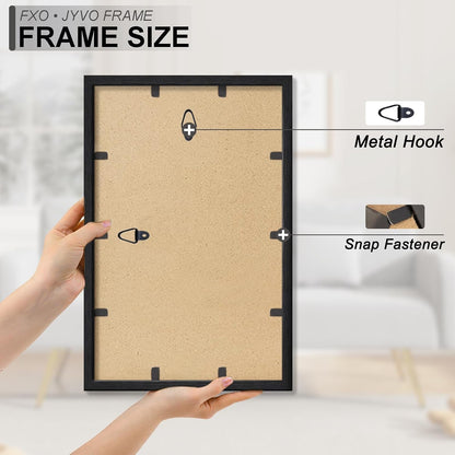 11X17 Frame Set of 6 Black Engineered Wood Horizontally/Vertically6