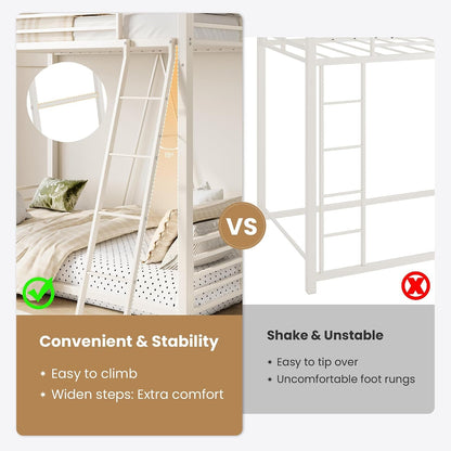 Bunk Bed Twin over Twin Size, CPC Safety Certified, White8