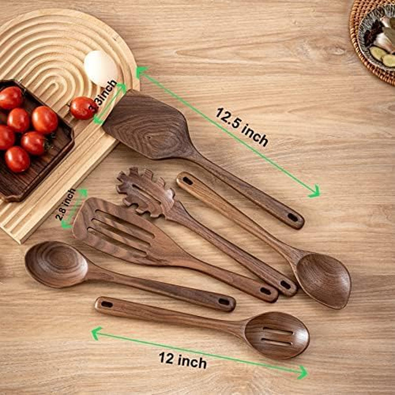 12-inch-black-walnut-wooden-spoons-for-cooking-6-pces-long-handel-wooden-spoons-natural-black-walnut-wooden-utensil-for-cooking-wooden-kitchen-utensil-set