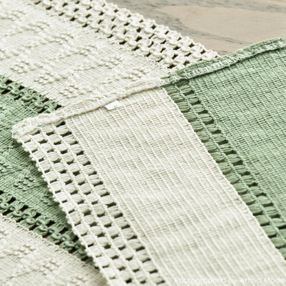 Light Green Farmhouse Rustic Table Runner 12X72 Inch5