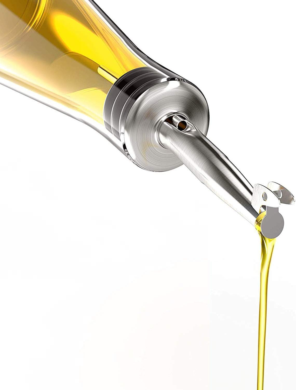 2-pcs-oil-spout-liquor-bottle-pourer-spouts-stainless-steel-olive-oil-dispenser-spout-for-about-3-4-bottle-mouth-with-flip-top
