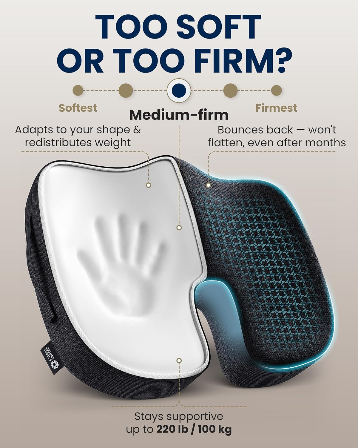 seat-cushion-memory-foam-chair-cushion-for-tailbone-pain-relief-ergonomic-support-for-coccyx-sciatica-butt-office-desk-gaming-chair-car-seat-wheelchair-airplane-black