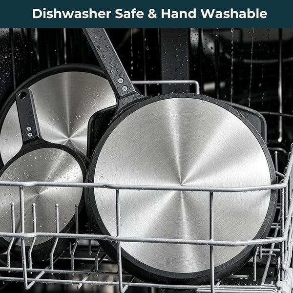20-Piece Nonstick Cookware Set, Pots and Pans Set with Frying Pan, Saucepan, Sauté Pan & Stockpot, PFOS & PFOA Free, Induction Compatible, Oven & Dishwasher Safe, Grey9