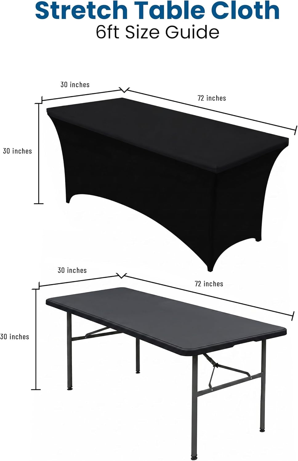spandex-tablecloth-2-pack-6ft-black-tight-fitted-washable-and-wrinkle-resistant-stretch-rectangular-patio-table-cover-for-event-wedding-banquet-parties-72lx30wx30h-inch-tight-fitted-washable-and-wrinkle-resistant-stretch-rectangular-patio-table-cover-for-event-wedding-banquet-parties