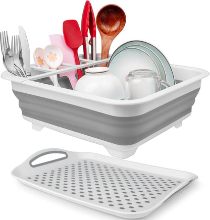 Collapsible Dish Drying Rack Portable Dish Drainers for Kitchen Counter with Drainboard, Kitchen Sink Organizer Basket RV Accessories Camper Storage and Organization Dish Rack over Sink Drying Rack1