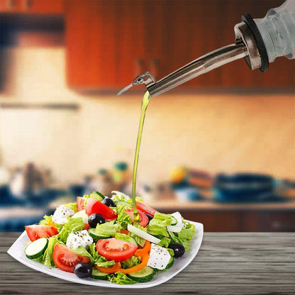 2 Pcs Oil Spout Liquor Bottle Pourer Spouts | Stainless Steel Olive Oil Dispenser Spout for about 3/4" Bottle Mouth, with Flip Top7