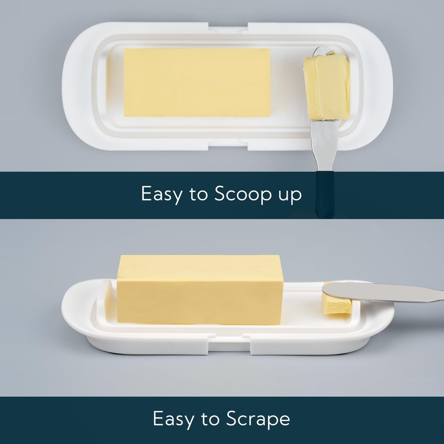 one-handed-airtight-butter-dish-with-lid-for-countertop-and-refrigerator-door-shelf-butter-holder-with-one-press-to-open-close-secure-latching-buckle-for-west-east-coast-butter-white