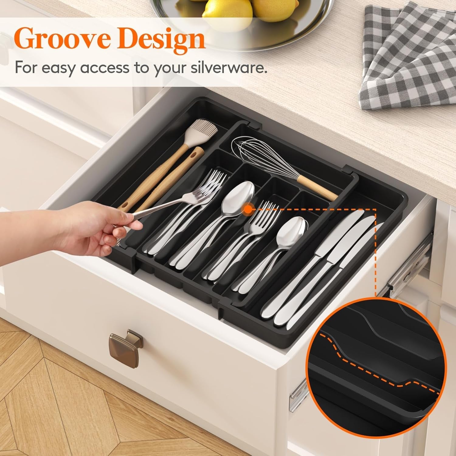 expandable-silverware-drawer-organizer-kitchen-utensil-tray-bpa-free-plastic-flatware-cutlery-holder-space-saving-storage-for-spoons-forks-knives-8-13-8-x-11-2-x-1-4-black
