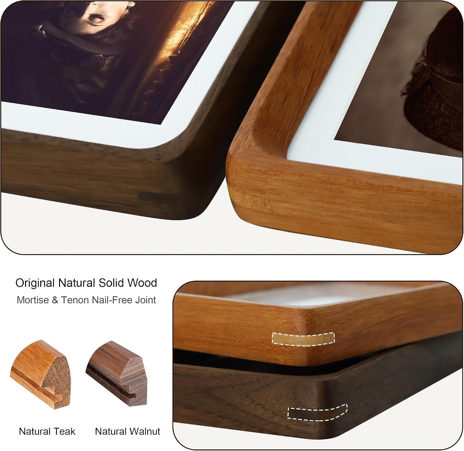 5x7-picture-frame-natural-teak-wood-with-mat-for-4x6-original-natural-solid-wood-5-by-7-photo-frames-with-tempered-glass-cover-for-wall-and-tabletop-display