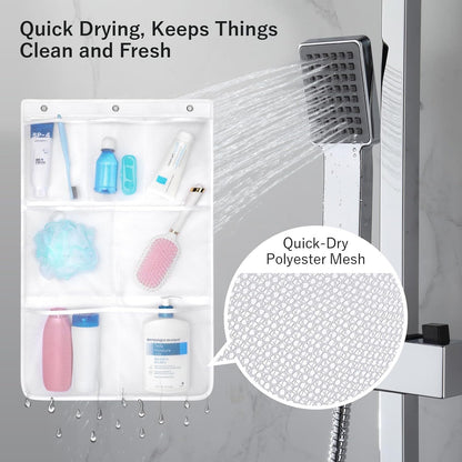 7-Pocket Mesh Shower Caddy - Hanging Shower Organizer for Cruise5