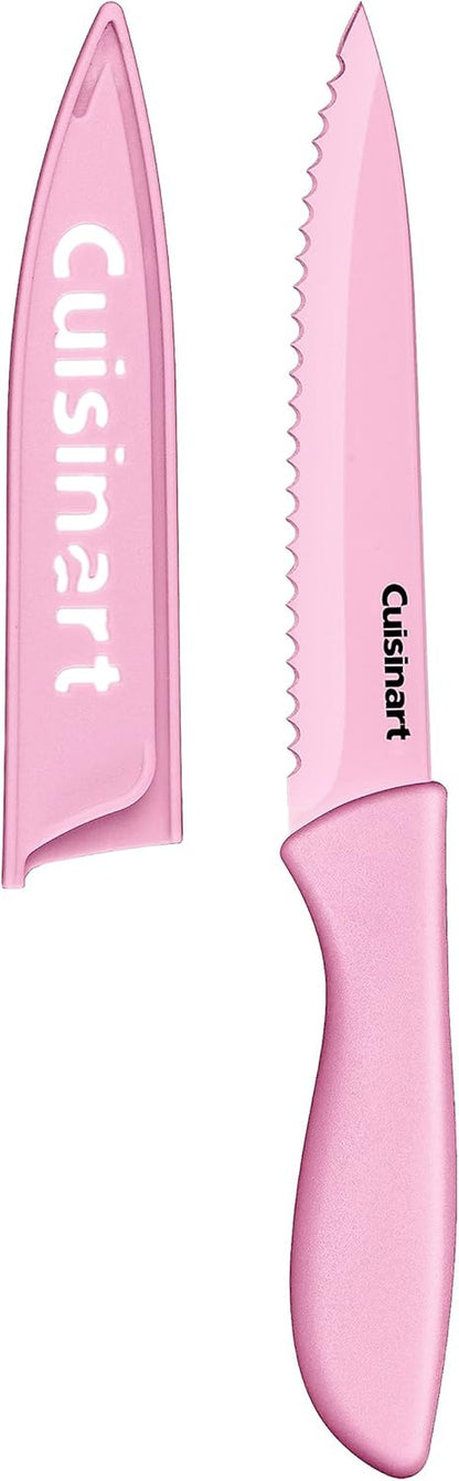 10Pc Ceramic Coated Color Knife Set - Pink for BCRF, C55-10PCPK5