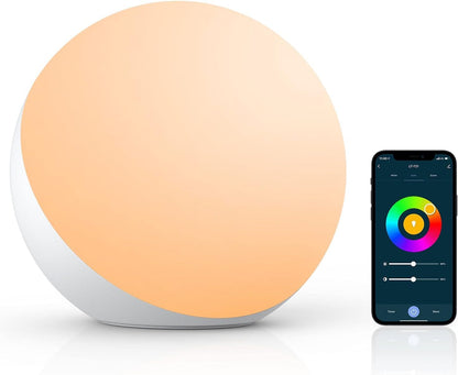 Smart Table Lamp, Dimmable Desk Lamp with App/Voice Control, LED RGB Color Changing Touch Lamp, Night Lamp for Bedroom Compatible with Alexa1