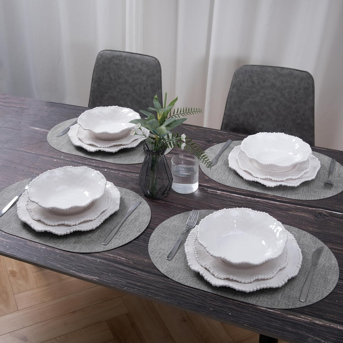 creamy-beaded-melamine-dinnerware-sets-set-of-6-18-piece-farmhouse-plates-and-bowls-set-lightweight-bpa-free-scalloped-rim-dishes-dinner-serving-set-for-indoor-outdoor-use-off-white