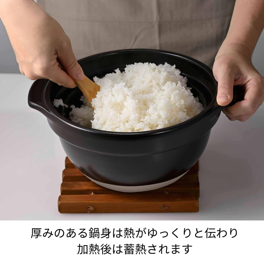 gnr-200-b-w-rice-pot-with-glass-lid-visible-contents-heat-resistant-glass-gift-made-in-japan