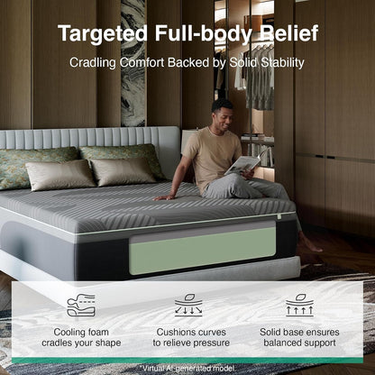 14 Inch Queen Mattress, Queen Size Memory Foam Mattress8