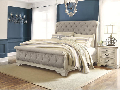 Signature Design by Ashley Realyn Upholstered King Sleigh Bed11