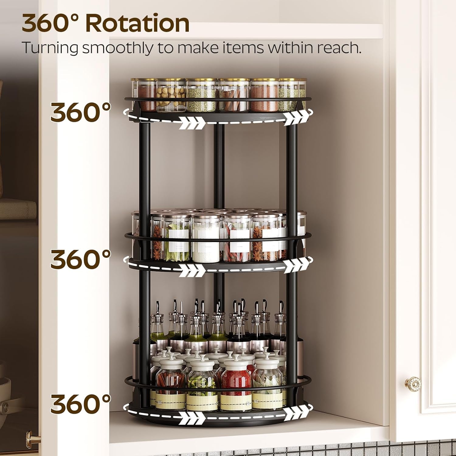 3-tier-lazy-susan-organizer-rotating-spice-rack-spinning-organizer-industrial-turntable-spice-rack-organizer-for-cabinet-kitchen-countertop-pantry-black-sr23bk