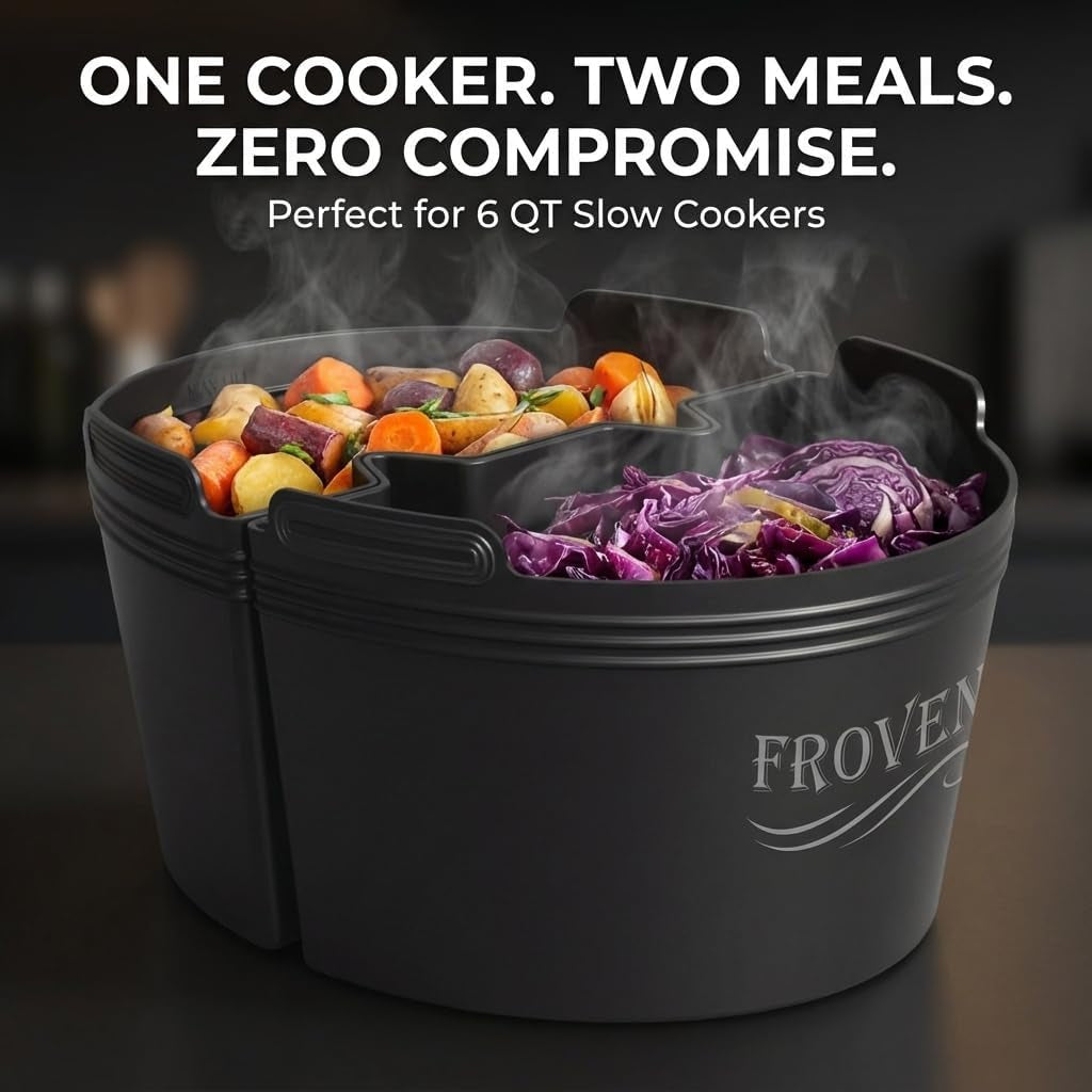 for-crock-pot-divider-6-qt-silicone-slow-cooker-liner-2-compartment-reusable-insert-w-handles-dual-dip-for-better-heat-circulation-easy-clean-for-6-quart-oval-cookers-verify-dimensions-ist