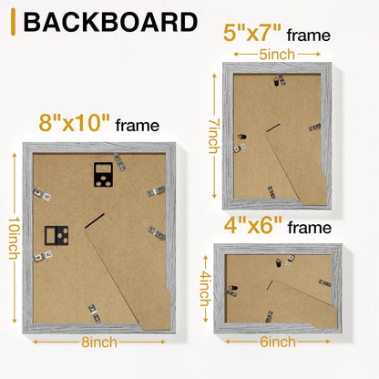 12 Pack Picture Frames Collage Wall Decor, Grey8