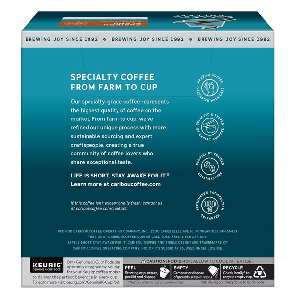 Caribou Blend, Keurig Single-Serve K-Cup Pods, Medium Roast Coffee, 32 Count(Pack of 1)15