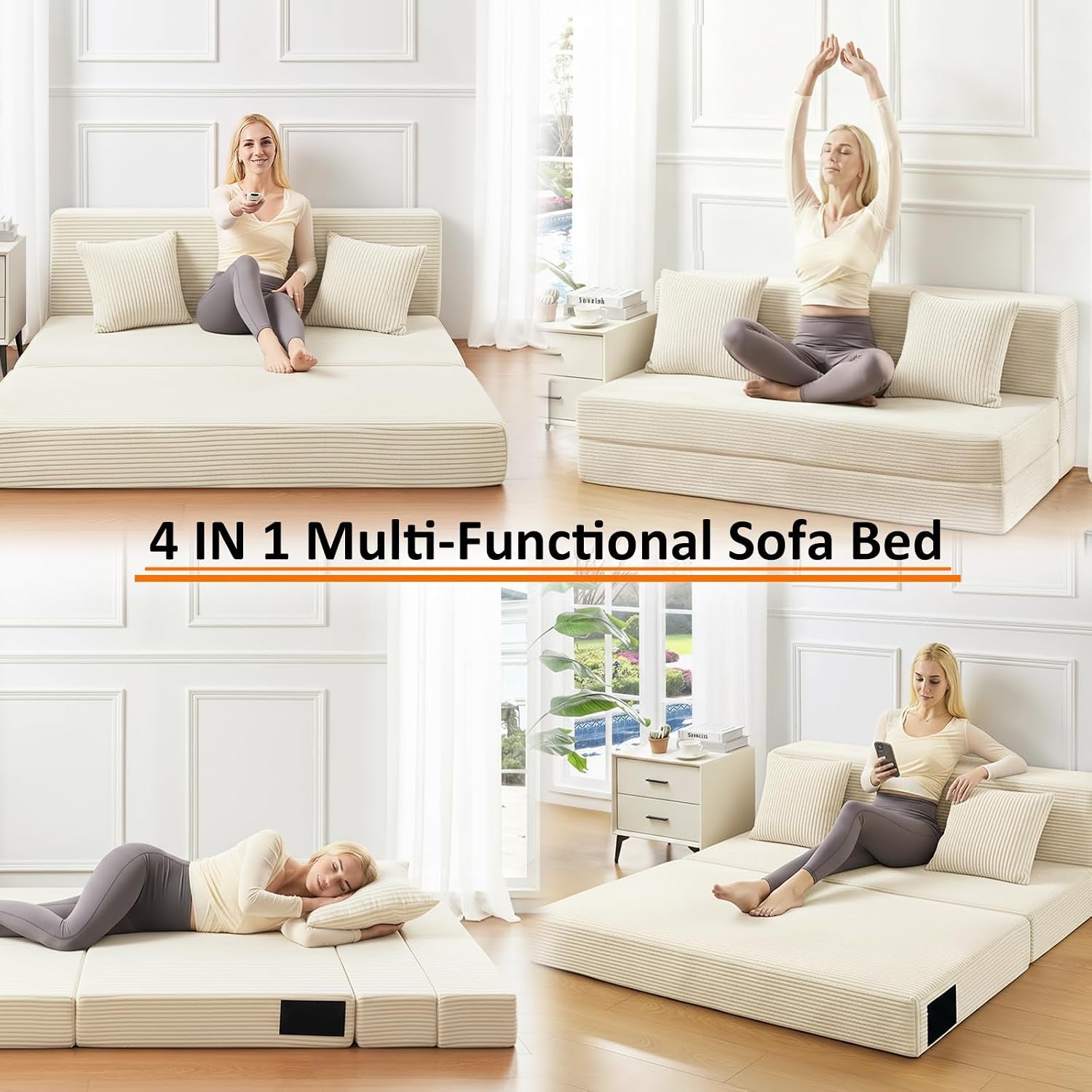 single-size-folding-sofa-bed-4-in-1-convertible-sleeper-chair-high-density-memory-foam-futon-couch-foldable-bed-for-living-room-bedroom-beige
