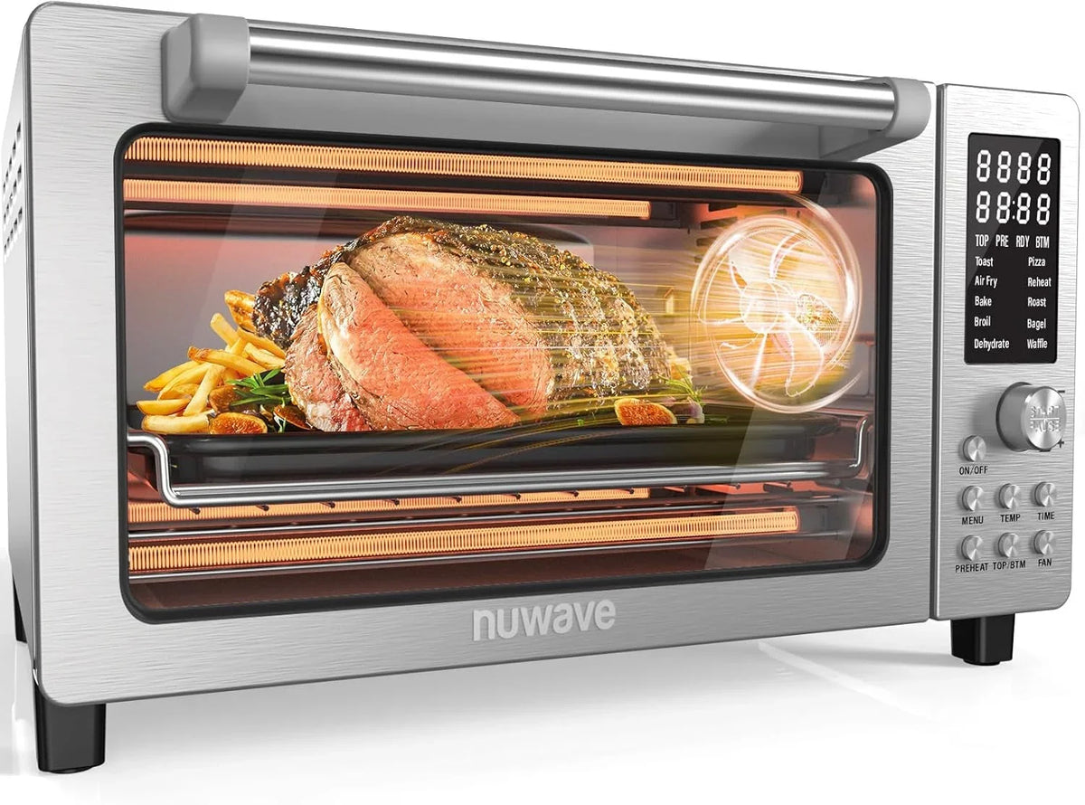 bravo-pro-smart-air-fryer-toaster-oven-countertop-combo-10-in-1-cooking-functions-1800w-50-450-f-21-qt-pfas-free-upgraded-super-convection