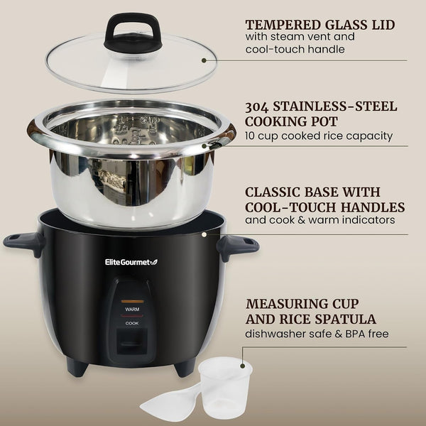 ERC2001BX 10-Cup Rice Cooker, Surgical Grade Stainless Steel |  ERC2001BX 10-Cup Rice Cooker, Surgical Grade Stainless Steel6
