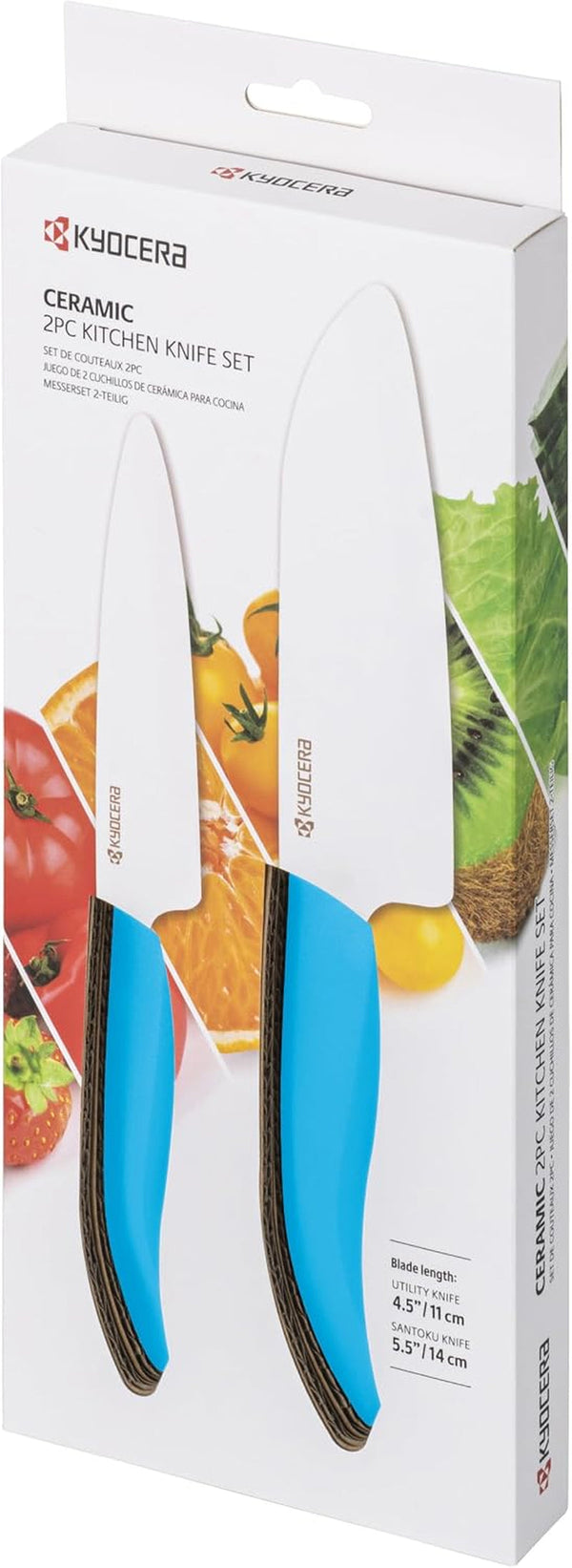 Revolution 2-Pc Ceramic Knife Set: 5.5” Santoku & 4.5” Utility9