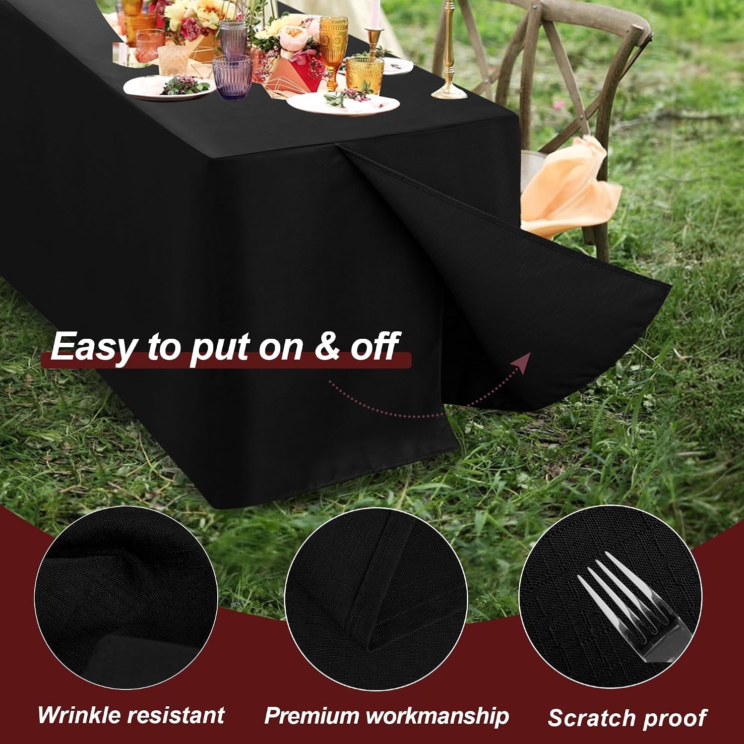 black-linen-textured-fitted-table-covers-for-8ft-rectangle-tables-2-pack