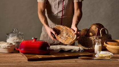 Le Creuset Enameled Cast Iron Oval Bread Oven, 11.5 Inch, Sea Salt6