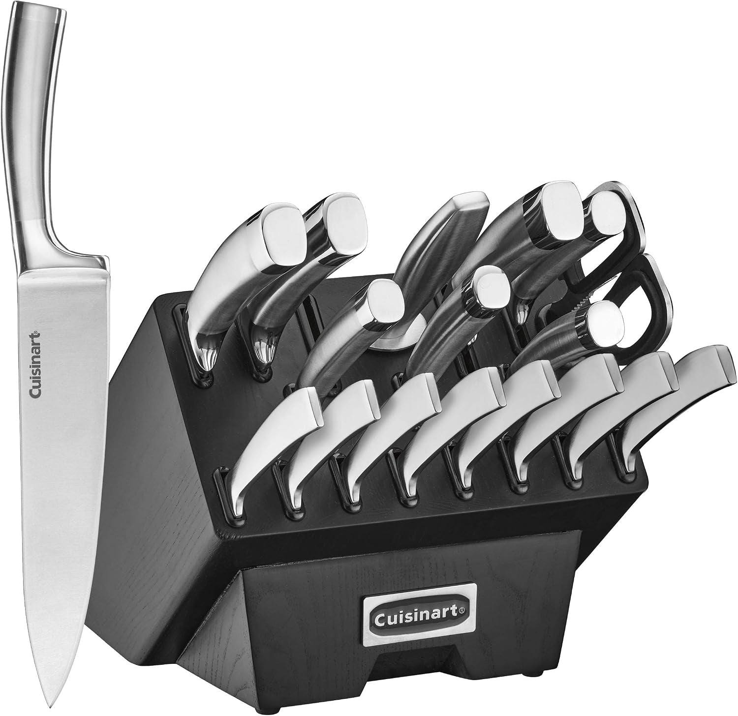 c77ss-19p-normandy-19-piece-cutlery-block-set-stainless-steel-ashwood-black