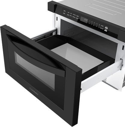 24 In. Haven Collection 1.2 Cu. Ft. Built-In Microwave Drawer, Matte Black |  COS-12MWDBK Touch Controls, 11 Power Levels, 1000W, Child Lock Function, Defrost Functions, Automatic Presets7
