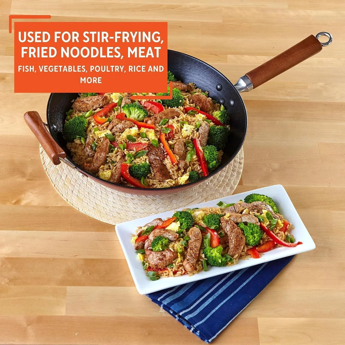usa-gkg-61021-light-cast-iron-wok-14-red-handles-ideal-for-stir-frying-and-deep-frying-great-for-everyday-cooking
