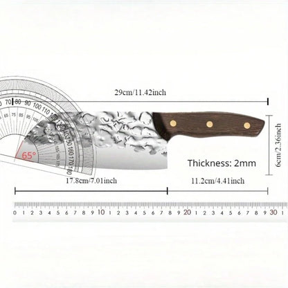 Meat Cleaver Knife, 7 Inch Stainless Steel Meat Cleaver Sharp Chef'S Knife Lightweight Fish Filleting Knife with Ergonomic Comfort Handle2