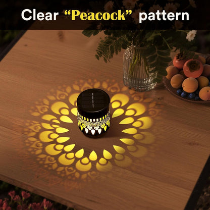 Warm White Solar Fence Lights Outdoor Metal IP55 Waterproof3