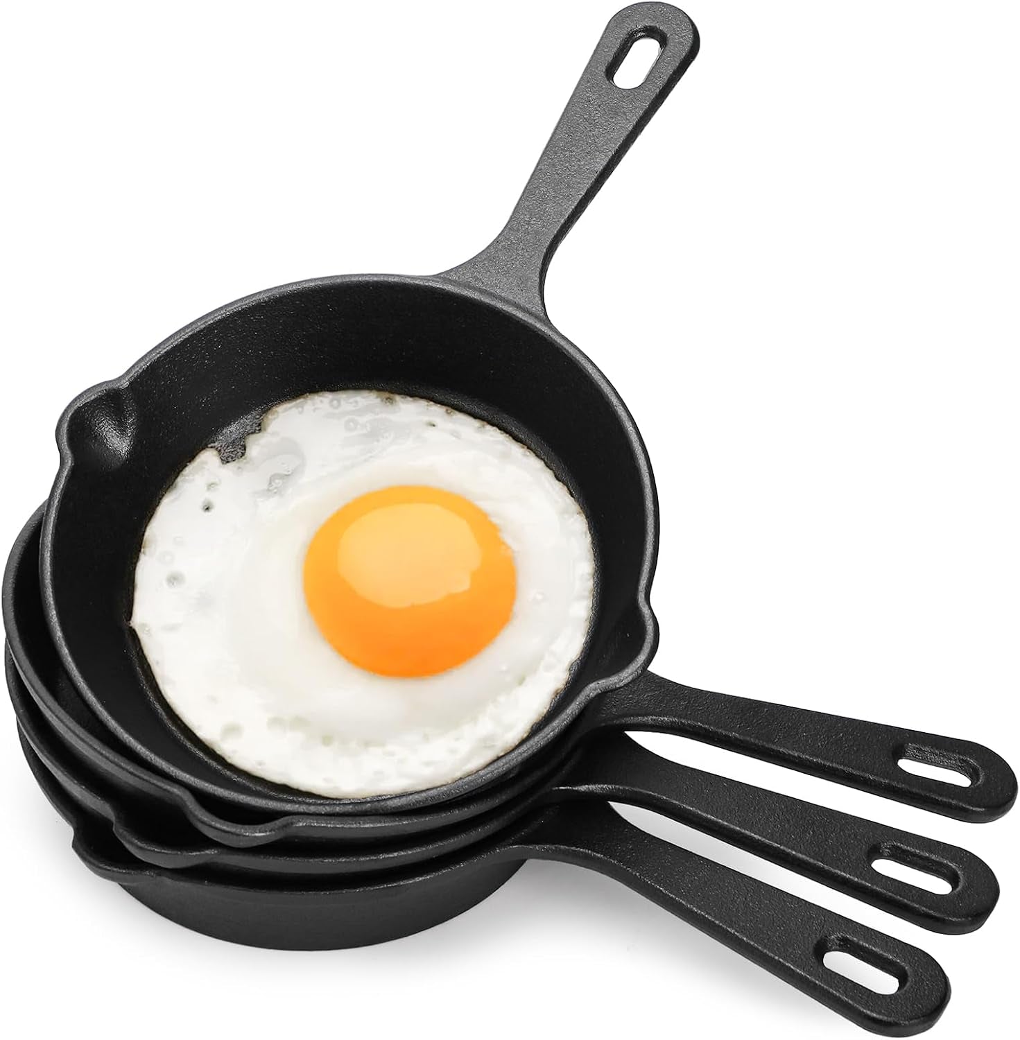 4-pack-small-cast-iron-skillet-5-1-2-inch-frying-pans-with-double-drip-spouts-for-stove-oven-grill-safe-indoor-and-outdoor-use-non-stick
