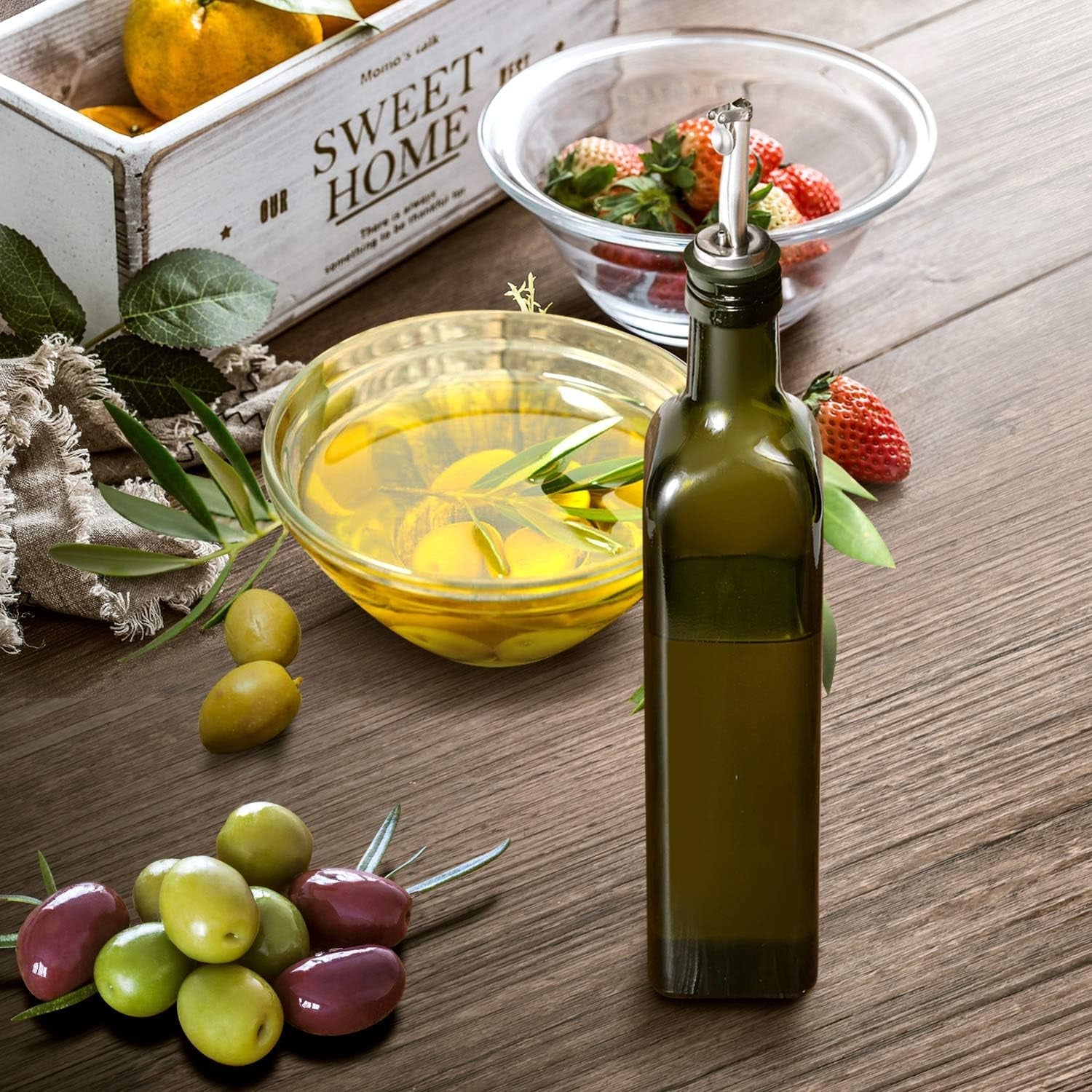 17oz-glass-olive-oil-bottle-dispenser-500ml-green-oil-and-vinegar-cruet-with-pourers-and-funnel-olive-oil-carafe-decanter-for-kitchen