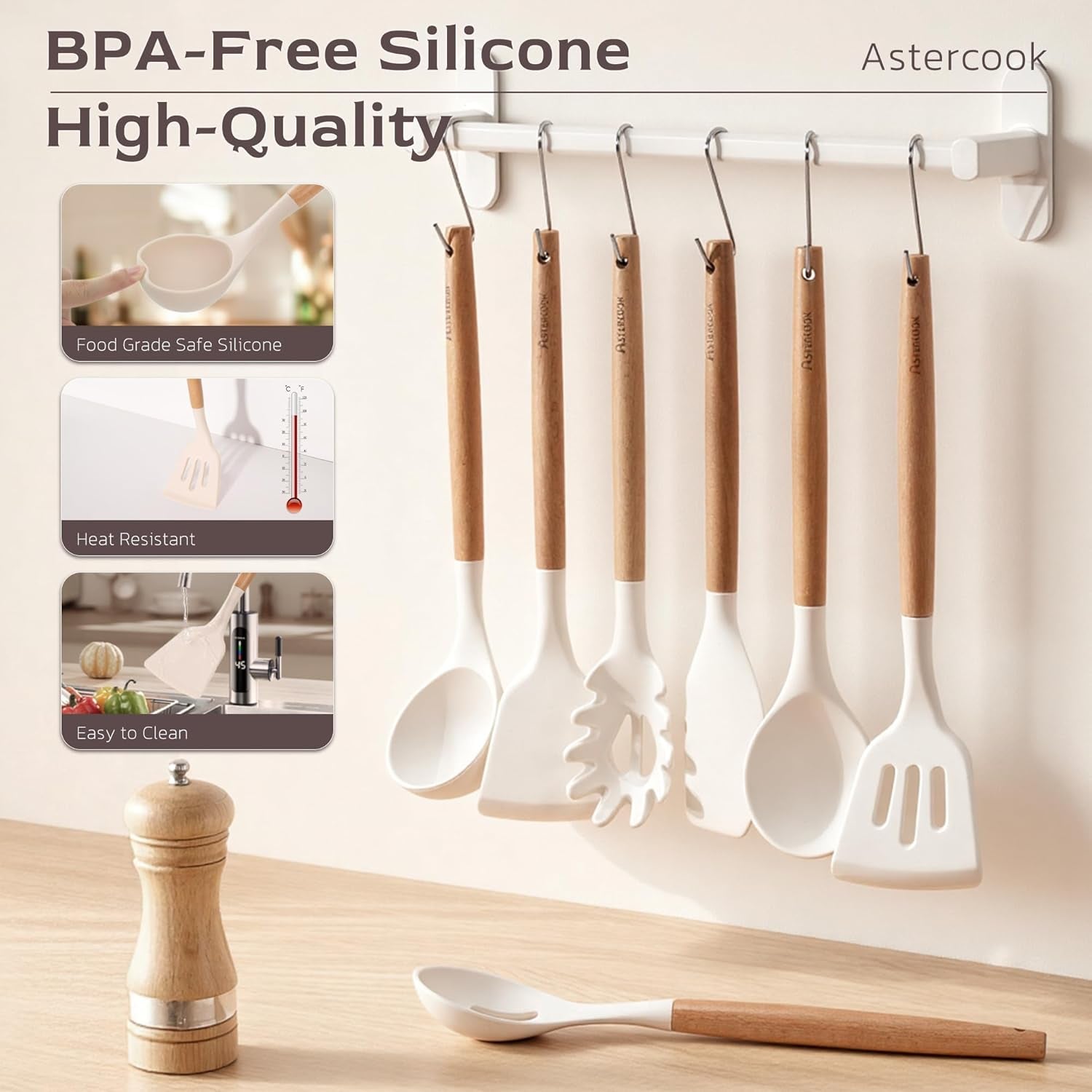 kitchen-utensils-set-39-pcs-silicone-cooking-utensils-set-with-wooden-handle-446-f-heat-resistant-food-grade-utensil-sets-bpa-free-kitchen-gadgets-tools-set-for-nonstick-cookware-cream