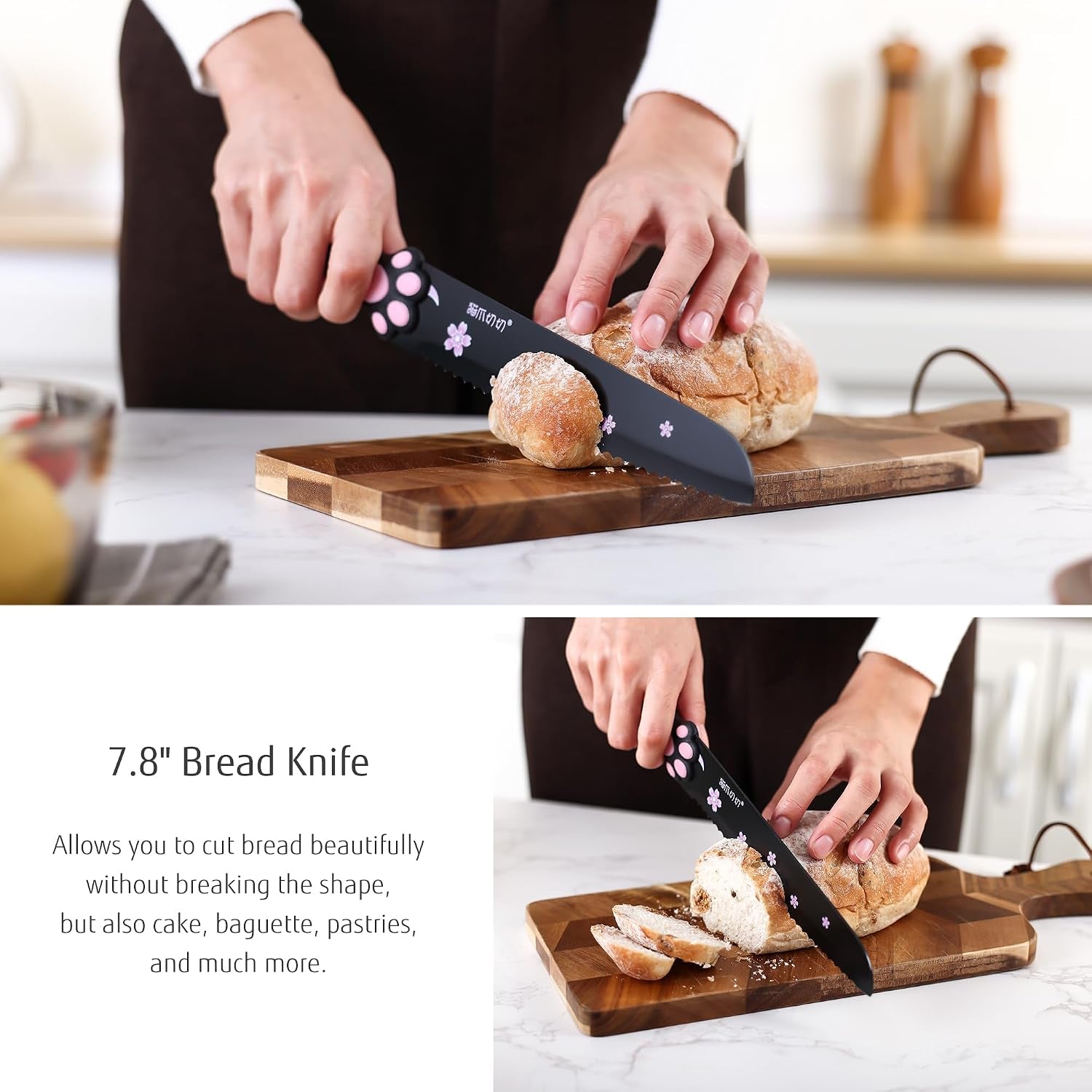 cute-kitchen-knife-set-dishwasher-safe-5-pieces-non-stick-knives-sharp-for-chopping-slicing-dicing-and-cutting-cat-paw-handle