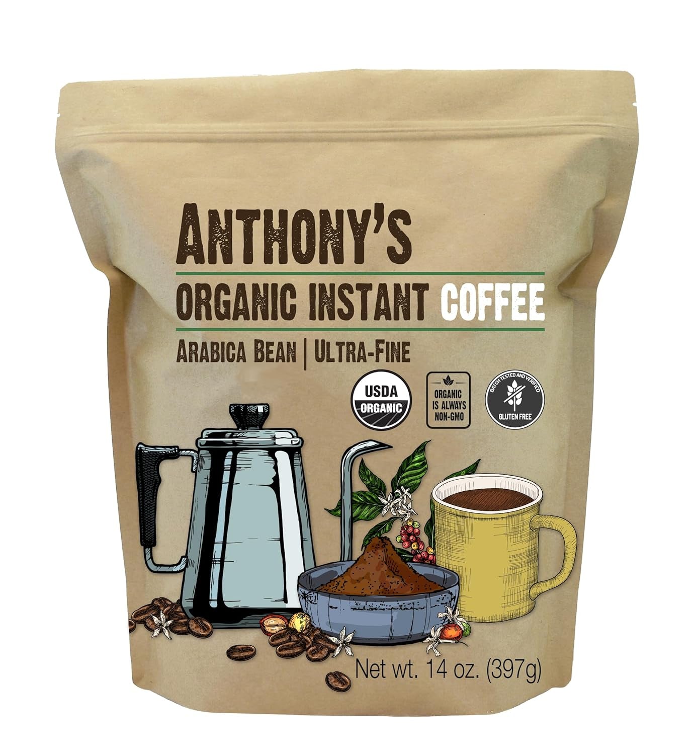 organic-instant-coffee-14oz-ultra-fine-microground-gluten-free-arabica-non-gmo