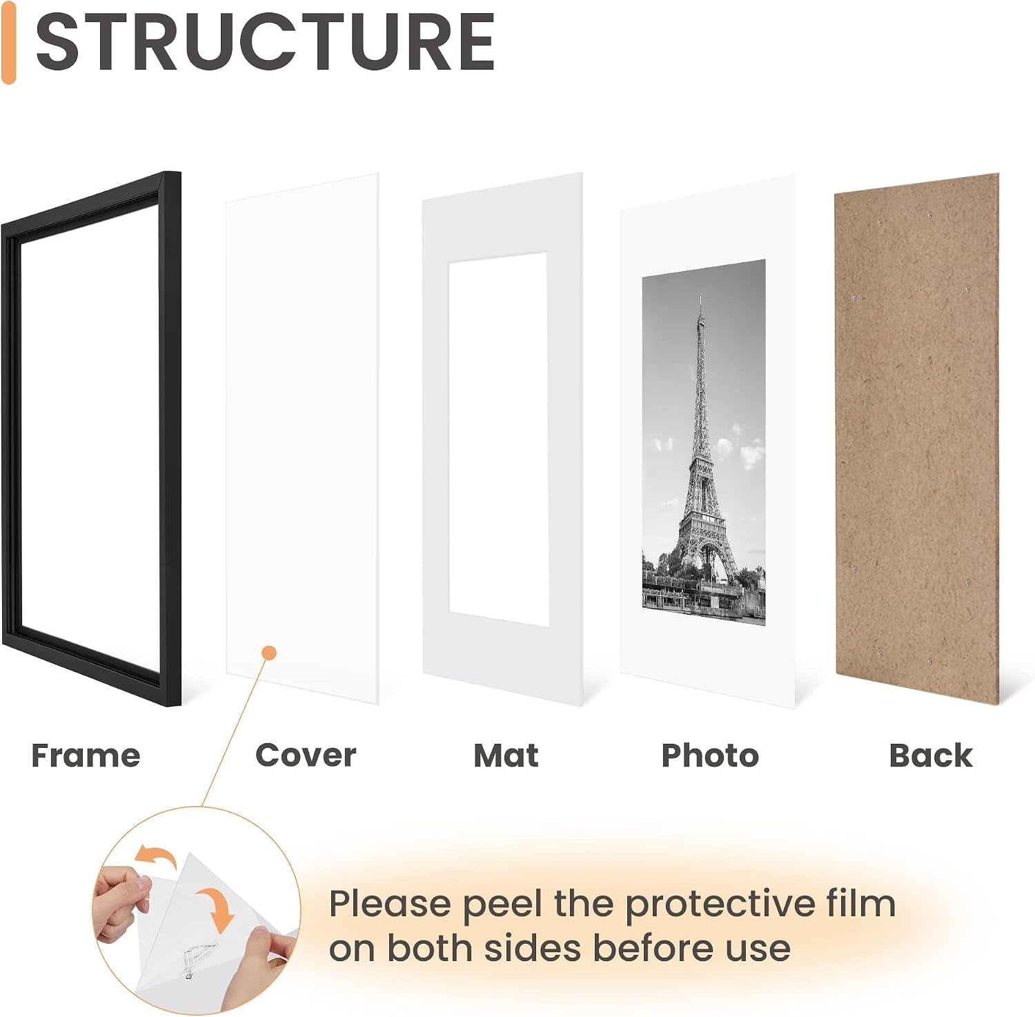 8-5-by-11-picture-frame-gallery-wall-frames-set-of-5-black